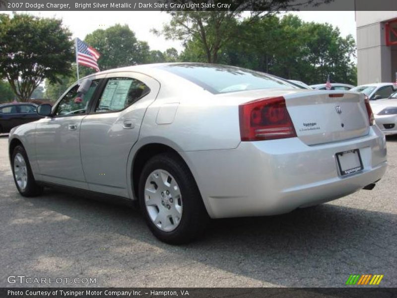 Bright Silver Metallic / Dark Slate Gray/Light Slate Gray 2007 Dodge Charger