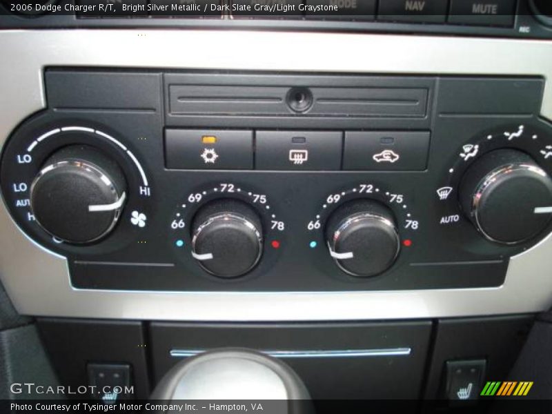 Bright Silver Metallic / Dark Slate Gray/Light Graystone 2006 Dodge Charger R/T