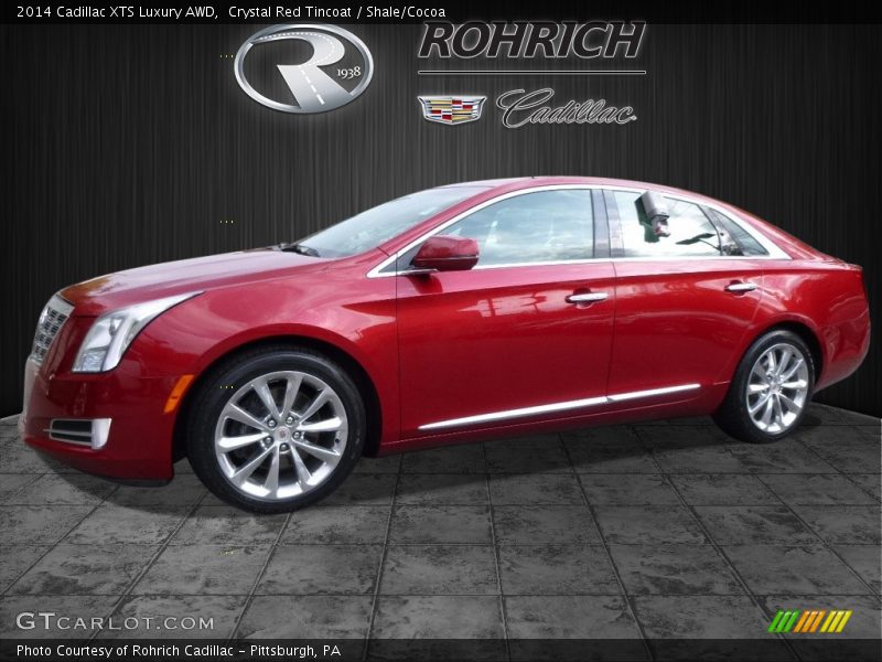 Crystal Red Tincoat / Shale/Cocoa 2014 Cadillac XTS Luxury AWD