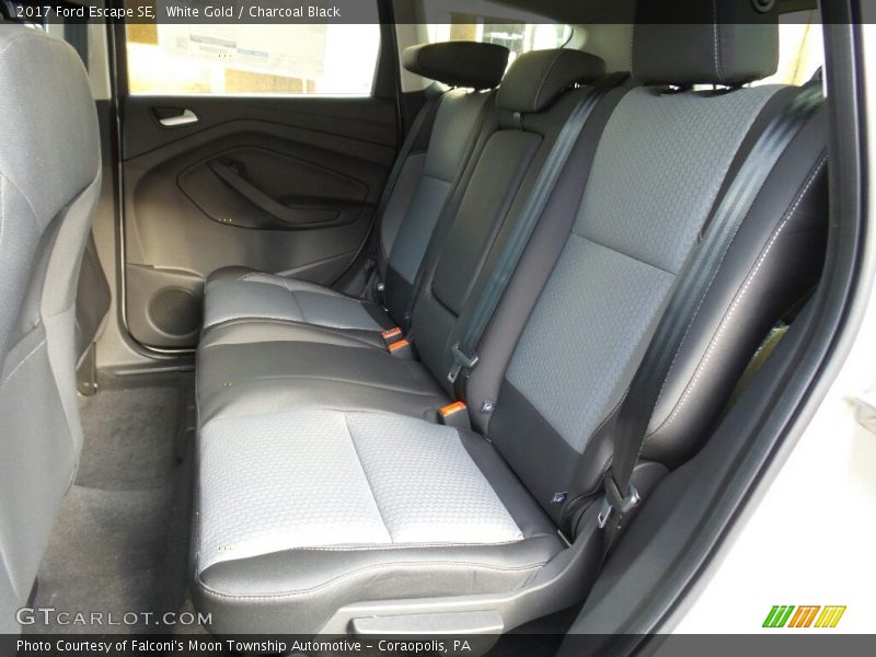 White Gold / Charcoal Black 2017 Ford Escape SE