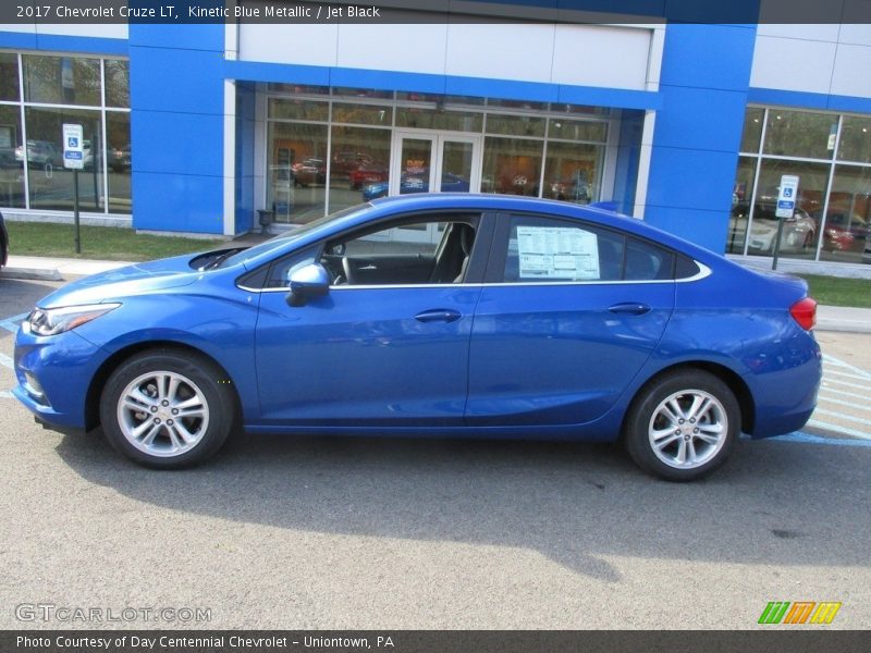 Kinetic Blue Metallic / Jet Black 2017 Chevrolet Cruze LT