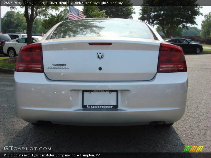 Bright Silver Metallic / Dark Slate Gray/Light Slate Gray 2007 Dodge Charger