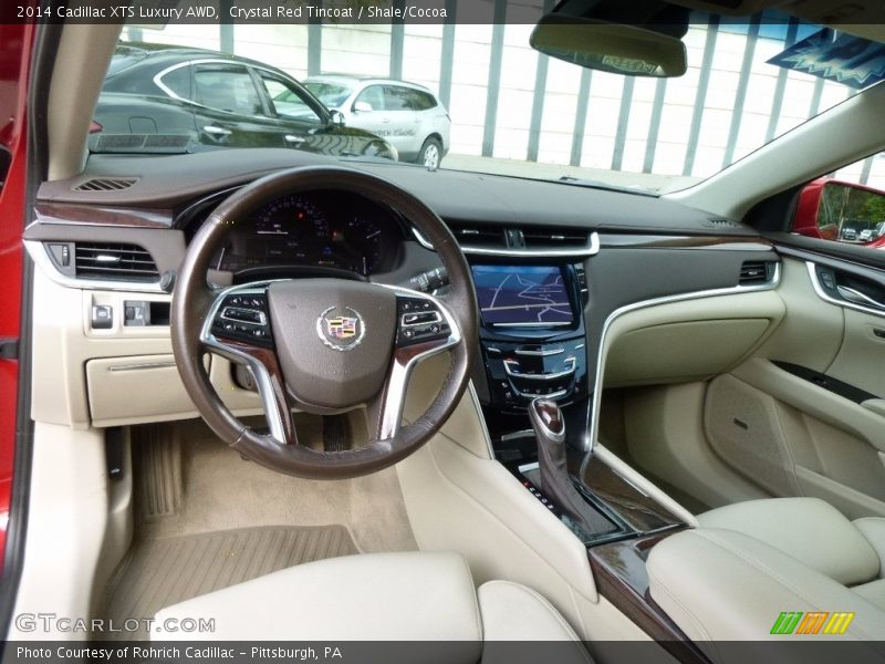 Crystal Red Tincoat / Shale/Cocoa 2014 Cadillac XTS Luxury AWD