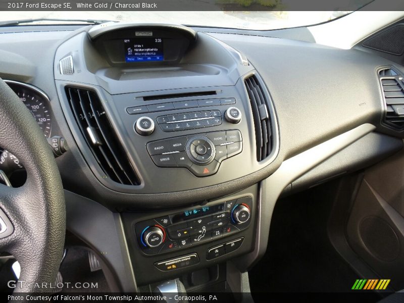 White Gold / Charcoal Black 2017 Ford Escape SE