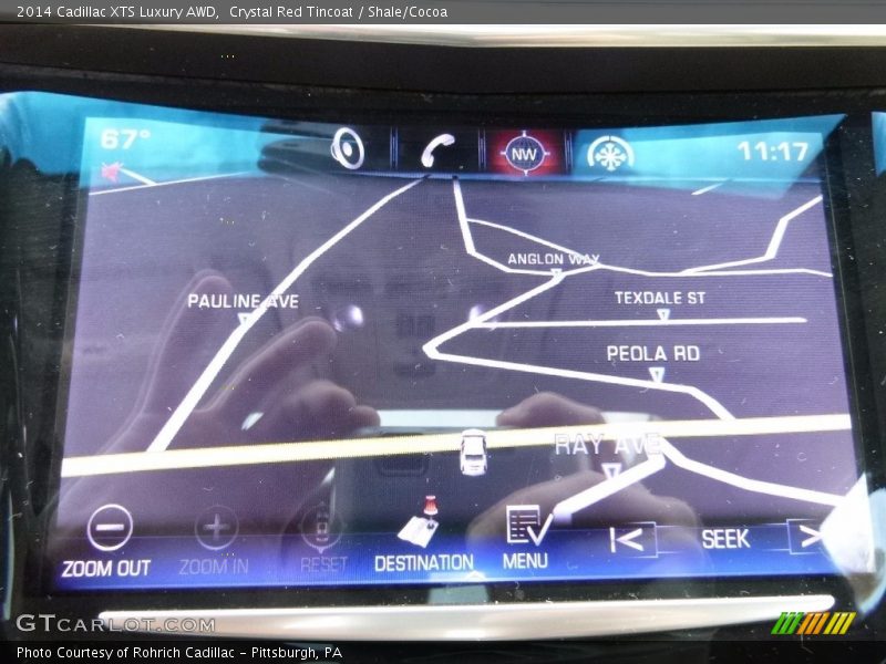 Crystal Red Tincoat / Shale/Cocoa 2014 Cadillac XTS Luxury AWD