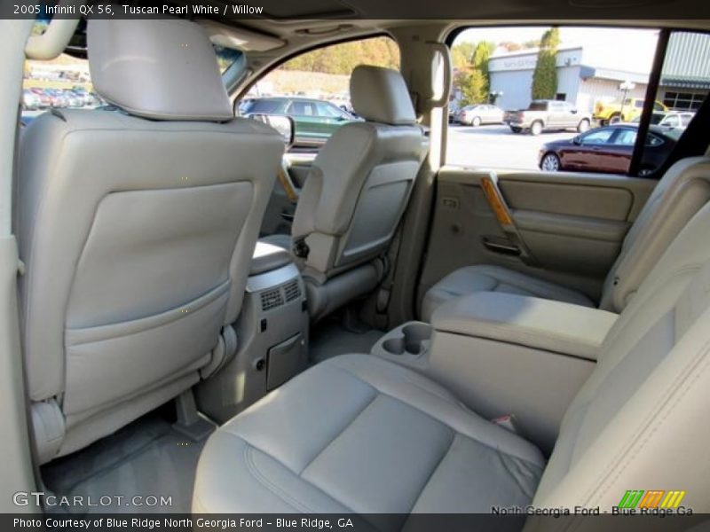 Tuscan Pearl White / Willow 2005 Infiniti QX 56