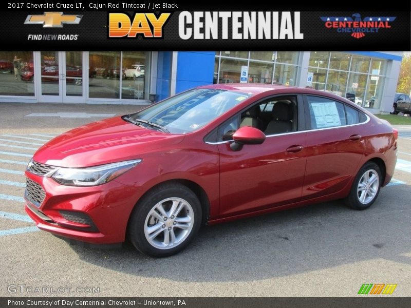 Cajun Red Tintcoat / Jet Black 2017 Chevrolet Cruze LT