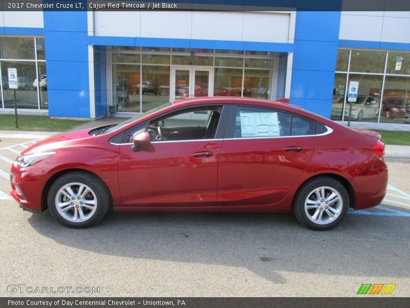 Cajun Red Tintcoat / Jet Black 2017 Chevrolet Cruze LT