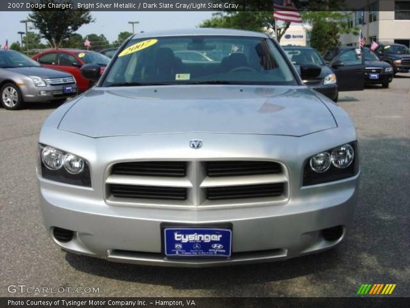 Bright Silver Metallic / Dark Slate Gray/Light Slate Gray 2007 Dodge Charger