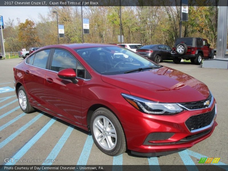 Cajun Red Tintcoat / Jet Black 2017 Chevrolet Cruze LT