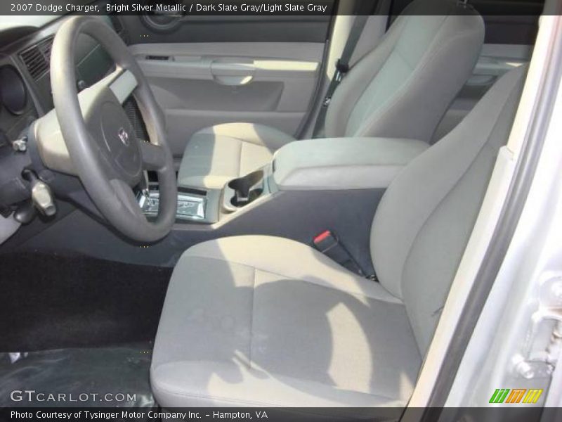 Bright Silver Metallic / Dark Slate Gray/Light Slate Gray 2007 Dodge Charger