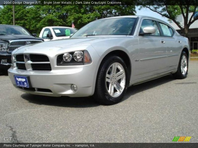 Bright Silver Metallic / Dark Slate Gray/Light Graystone 2006 Dodge Charger R/T