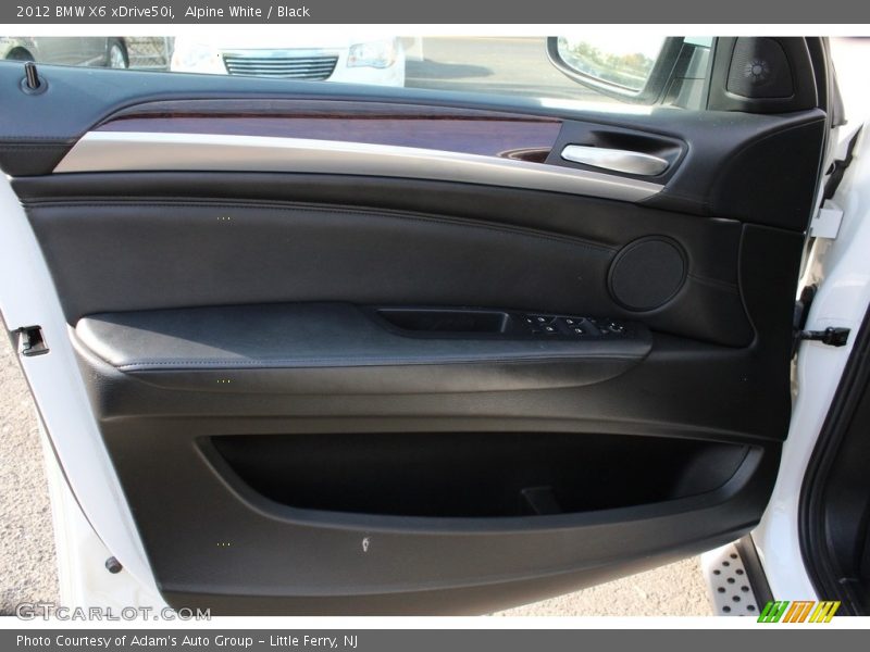 Alpine White / Black 2012 BMW X6 xDrive50i