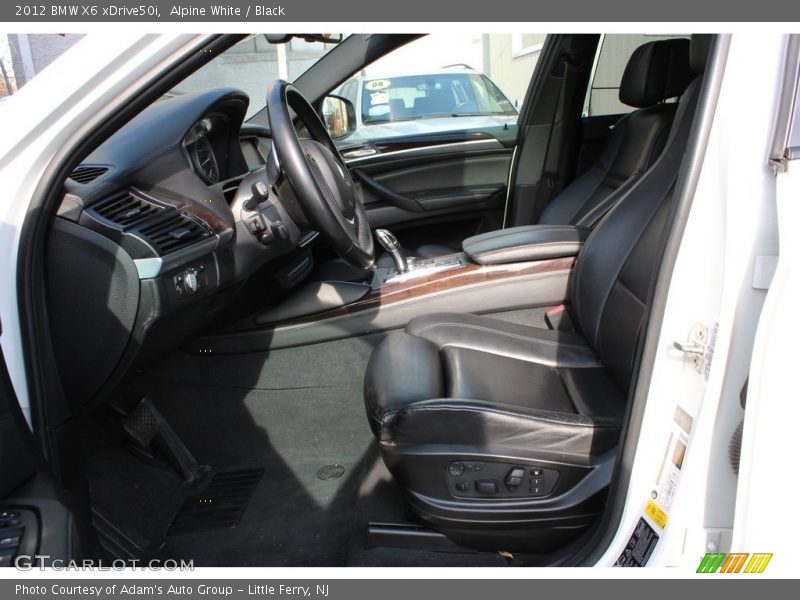 Alpine White / Black 2012 BMW X6 xDrive50i