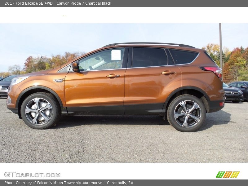 Canyon Ridge / Charcoal Black 2017 Ford Escape SE 4WD