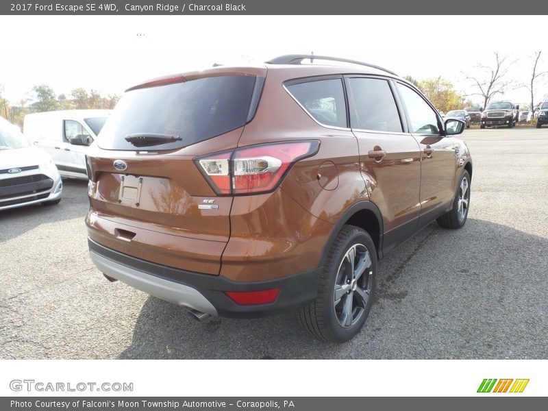 Canyon Ridge / Charcoal Black 2017 Ford Escape SE 4WD