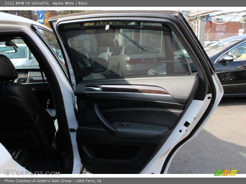 Alpine White / Black 2012 BMW X6 xDrive50i