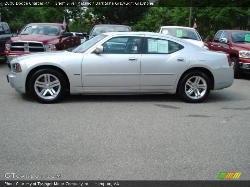 Bright Silver Metallic / Dark Slate Gray/Light Graystone 2006 Dodge Charger R/T