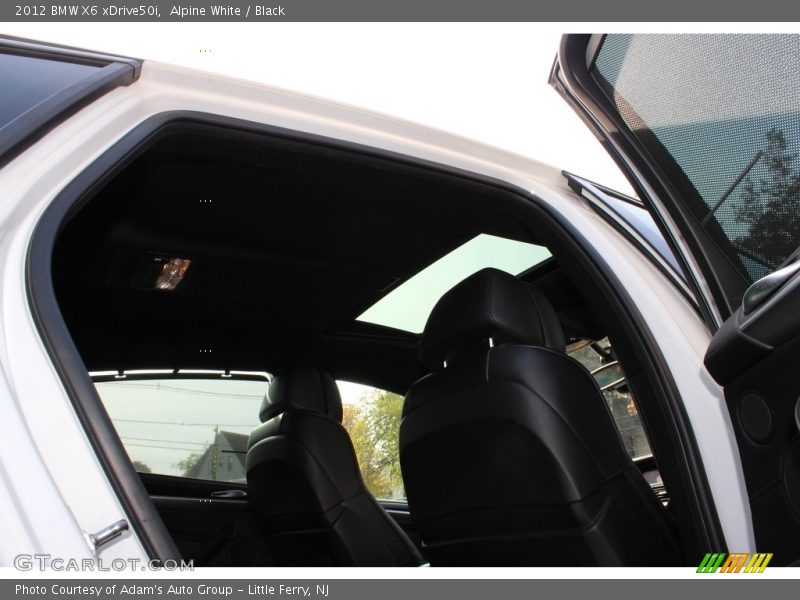 Alpine White / Black 2012 BMW X6 xDrive50i
