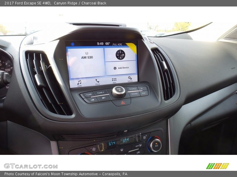 Canyon Ridge / Charcoal Black 2017 Ford Escape SE 4WD