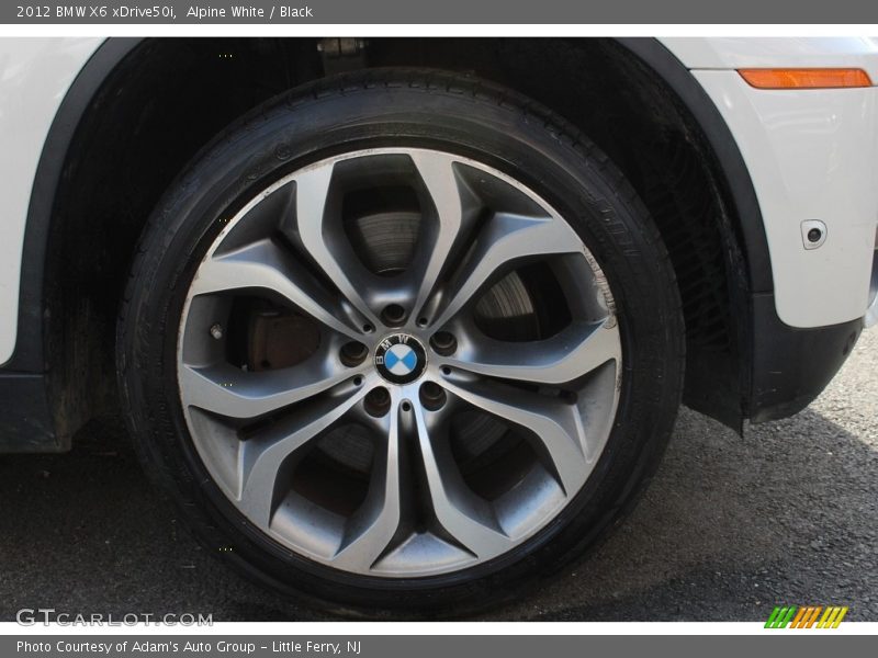 Alpine White / Black 2012 BMW X6 xDrive50i