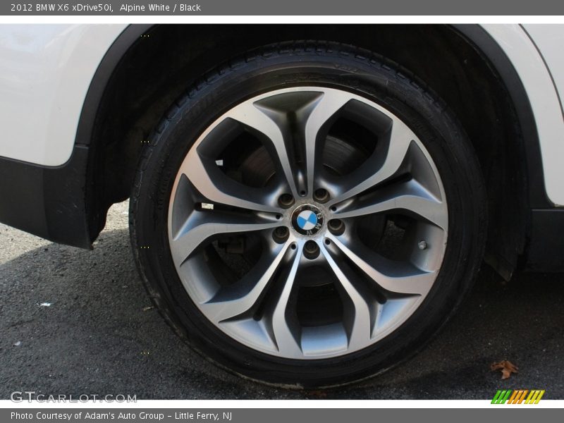 Alpine White / Black 2012 BMW X6 xDrive50i