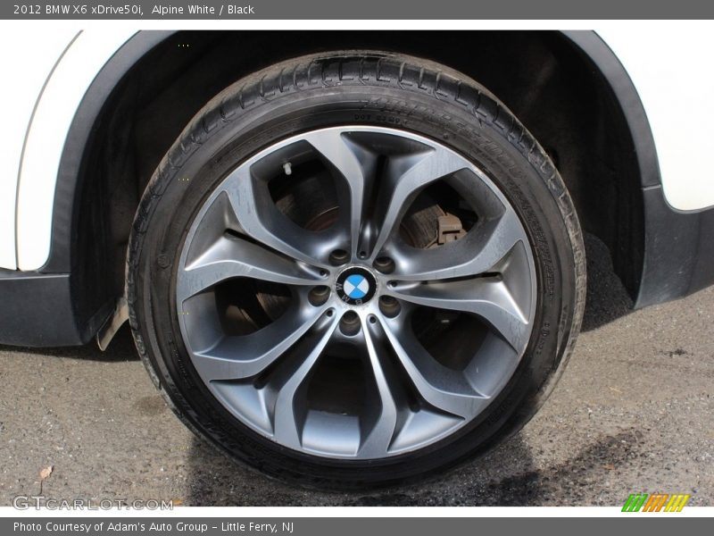 Alpine White / Black 2012 BMW X6 xDrive50i