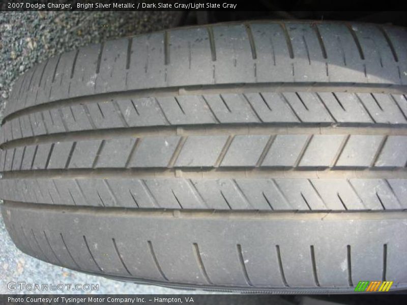 Bright Silver Metallic / Dark Slate Gray/Light Slate Gray 2007 Dodge Charger