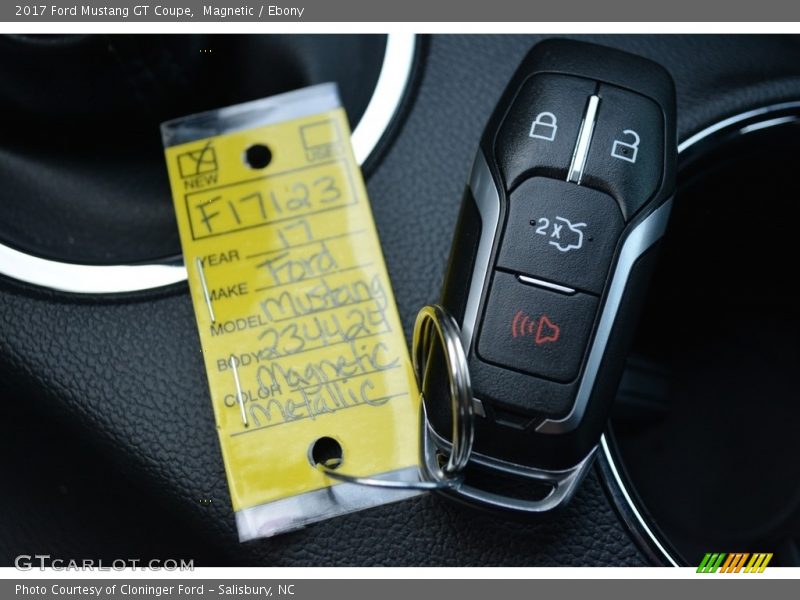 Magnetic / Ebony 2017 Ford Mustang GT Coupe