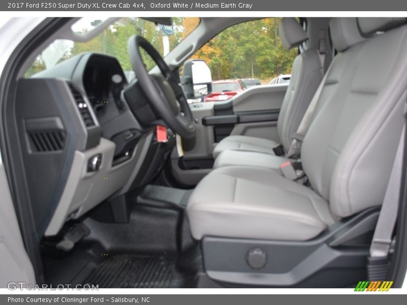 Front Seat of 2017 F250 Super Duty XL Crew Cab 4x4