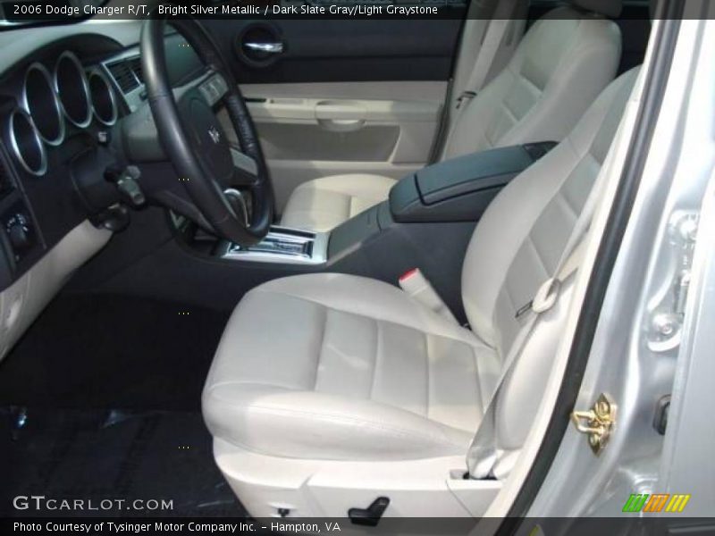 Bright Silver Metallic / Dark Slate Gray/Light Graystone 2006 Dodge Charger R/T