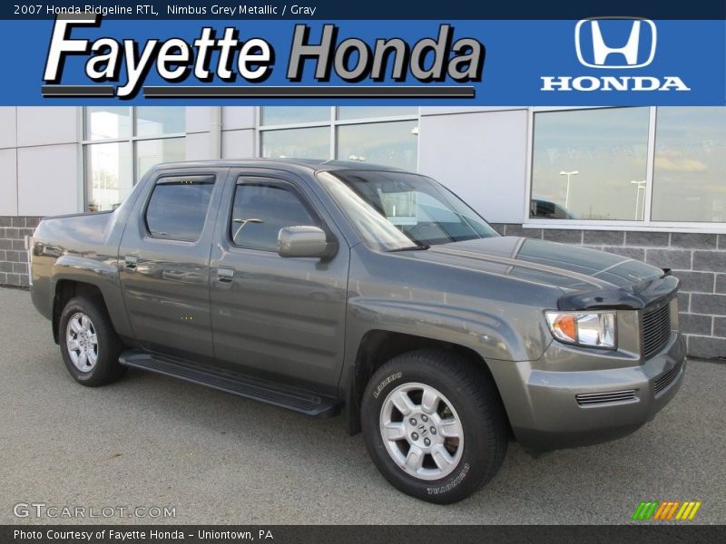 Nimbus Grey Metallic / Gray 2007 Honda Ridgeline RTL