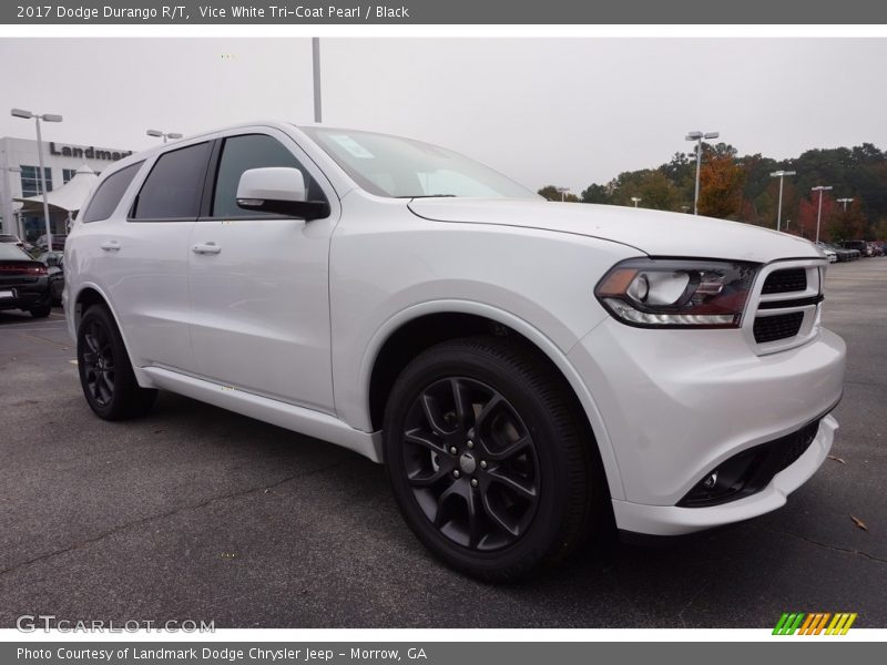 Vice White Tri-Coat Pearl / Black 2017 Dodge Durango R/T