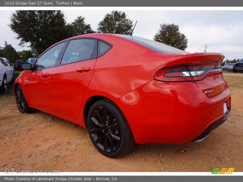 TorRed / Black 2016 Dodge Dart GT Sport