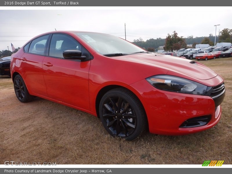 TorRed / Black 2016 Dodge Dart GT Sport