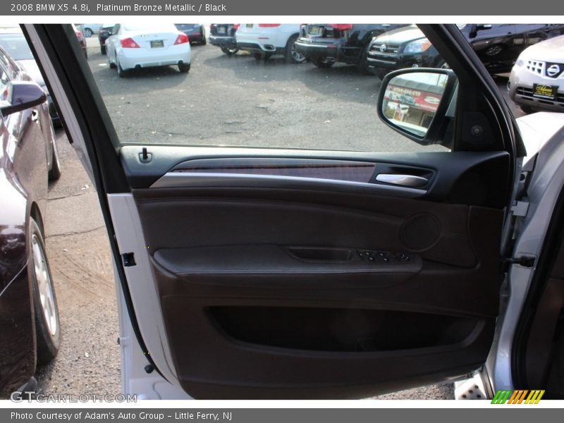 Platinum Bronze Metallic / Black 2008 BMW X5 4.8i