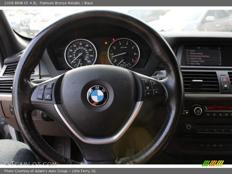 Platinum Bronze Metallic / Black 2008 BMW X5 4.8i