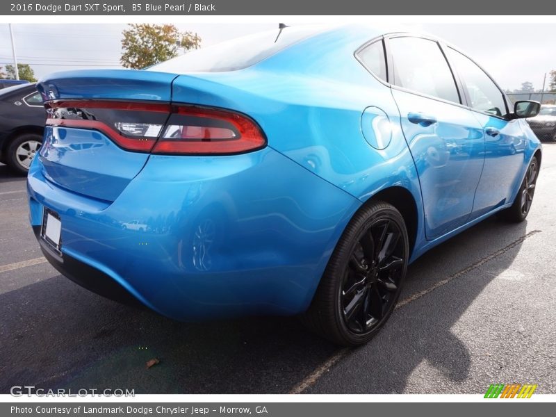 B5 Blue Pearl / Black 2016 Dodge Dart SXT Sport