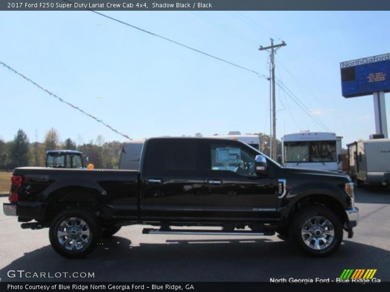 Shadow Black / Black 2017 Ford F250 Super Duty Lariat Crew Cab 4x4