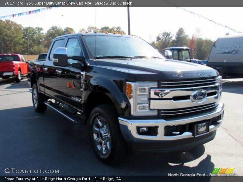 Shadow Black / Black 2017 Ford F250 Super Duty Lariat Crew Cab 4x4