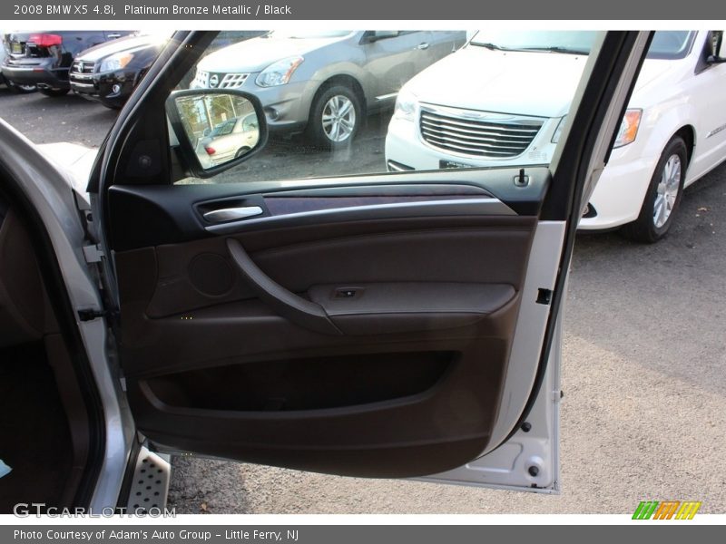 Platinum Bronze Metallic / Black 2008 BMW X5 4.8i