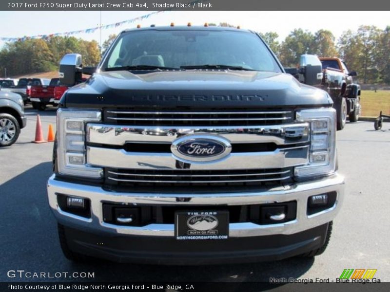 Shadow Black / Black 2017 Ford F250 Super Duty Lariat Crew Cab 4x4