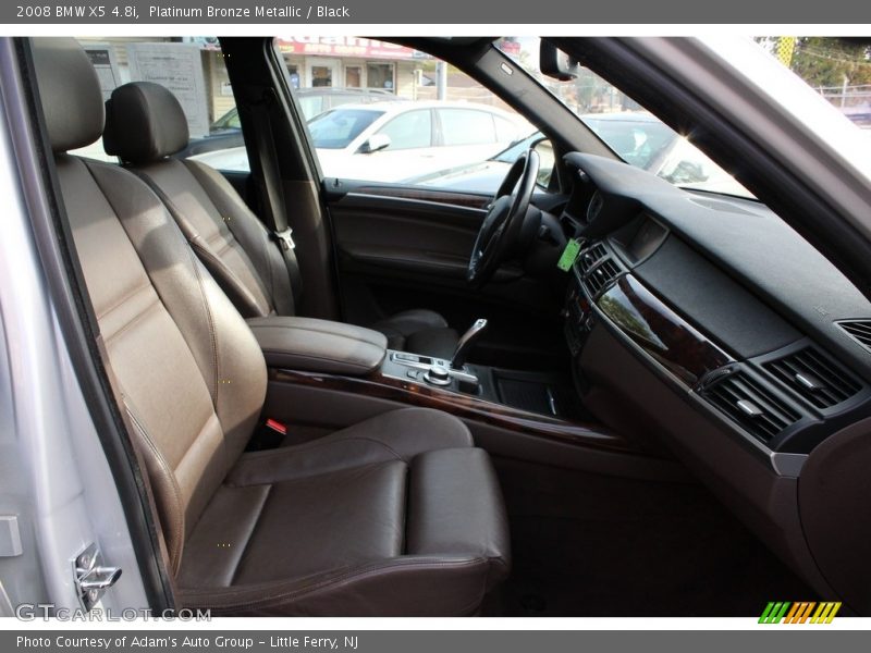 Platinum Bronze Metallic / Black 2008 BMW X5 4.8i