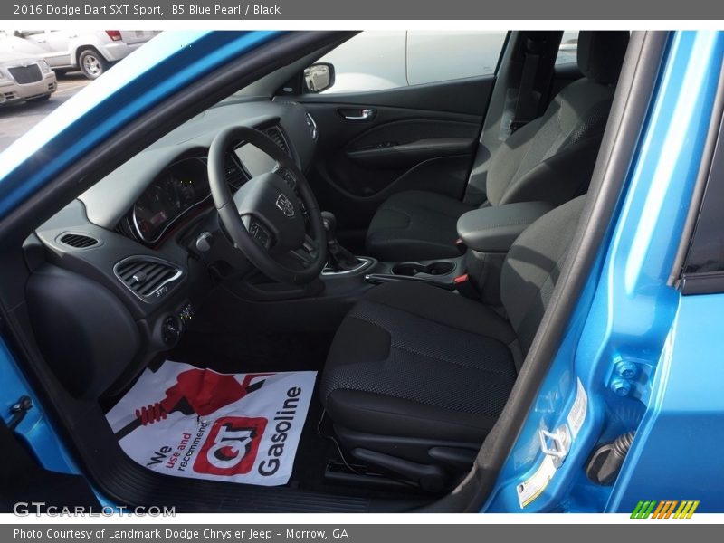 B5 Blue Pearl / Black 2016 Dodge Dart SXT Sport