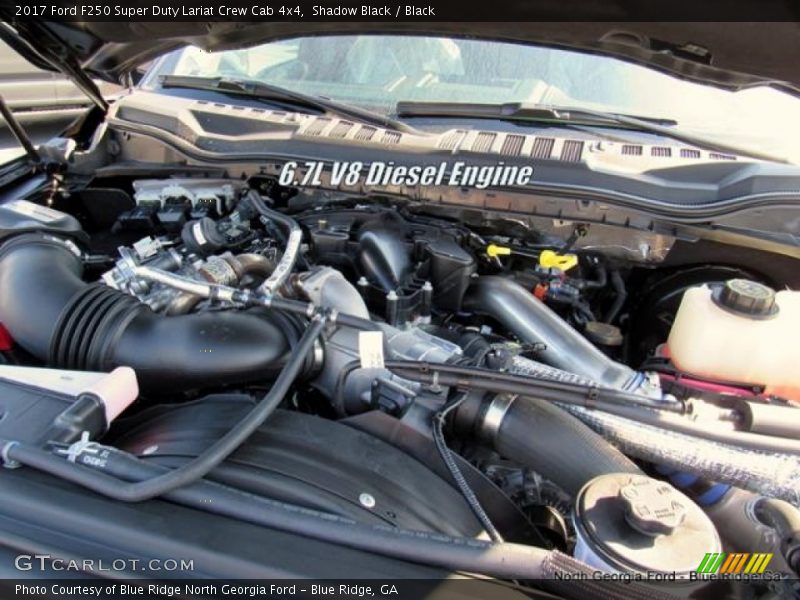 Shadow Black / Black 2017 Ford F250 Super Duty Lariat Crew Cab 4x4