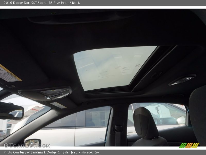 B5 Blue Pearl / Black 2016 Dodge Dart SXT Sport