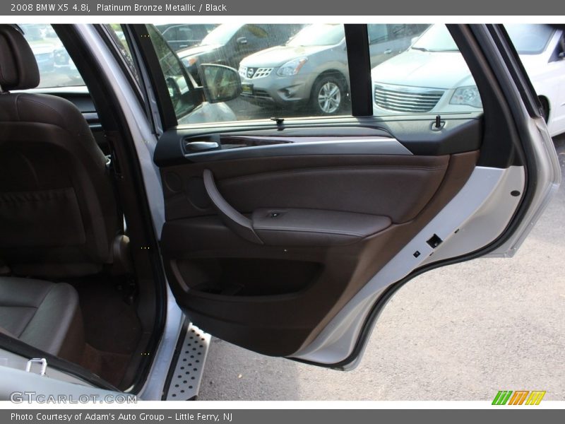 Platinum Bronze Metallic / Black 2008 BMW X5 4.8i
