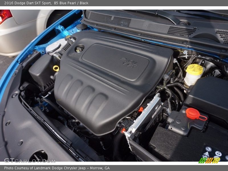 B5 Blue Pearl / Black 2016 Dodge Dart SXT Sport