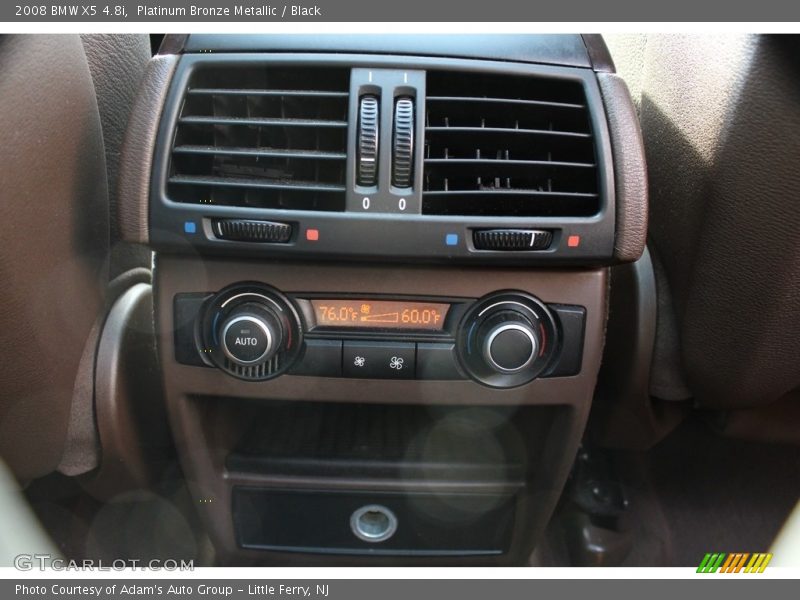 Platinum Bronze Metallic / Black 2008 BMW X5 4.8i