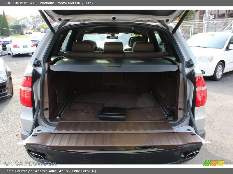 Platinum Bronze Metallic / Black 2008 BMW X5 4.8i